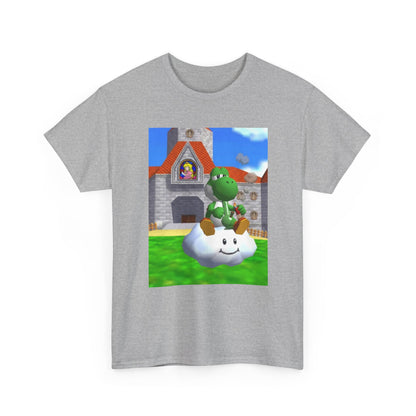 Yoshi Chilling On A Cloud With A Bong