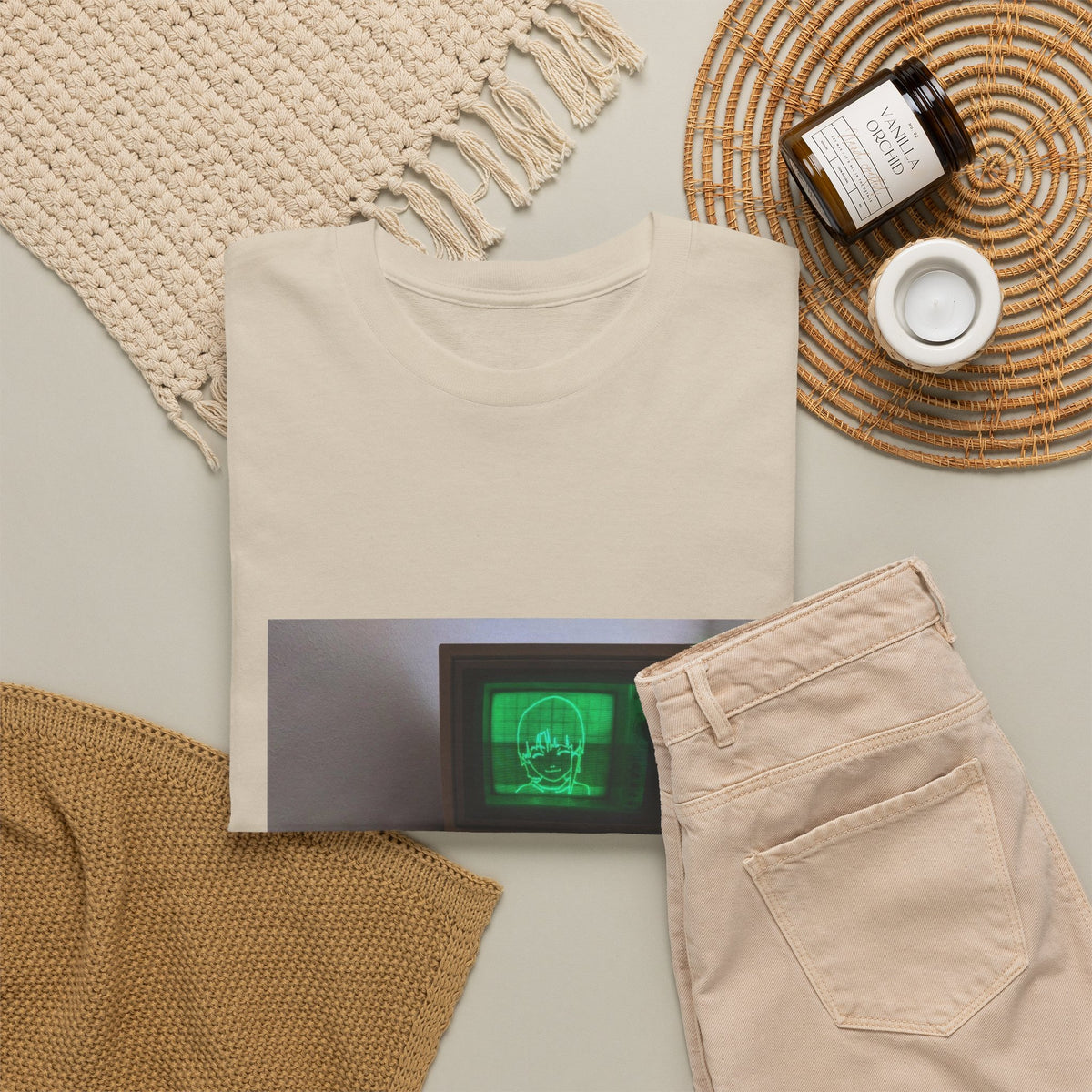 Vivid Hemp Horizon Graphic Tee