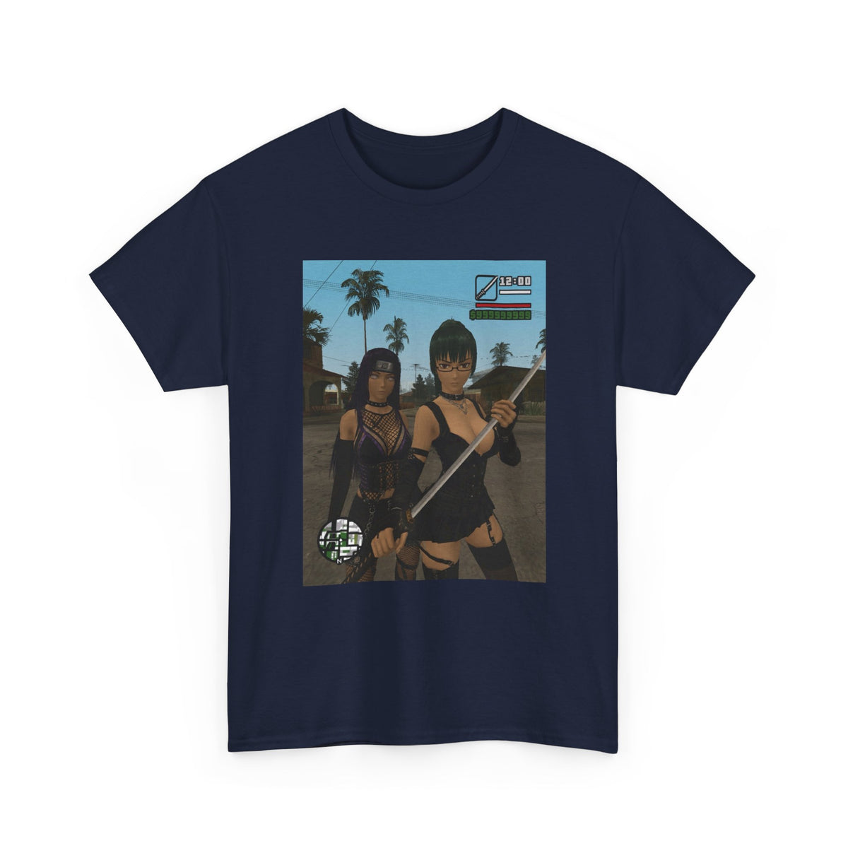 GTA-Inspired Girls With Katanas Tee