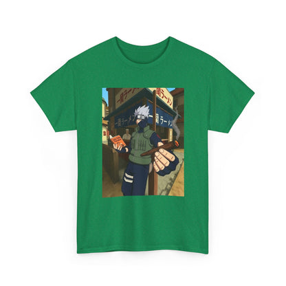 Kakashi Relaxing With Blunt And Book Tee