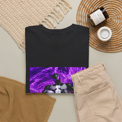 Symbiote Spider-Man Chilling with Lean Tee