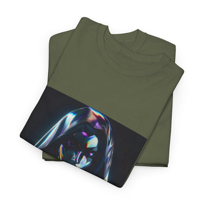 Holographic Raven Sorceress Shimmers Mysteriously