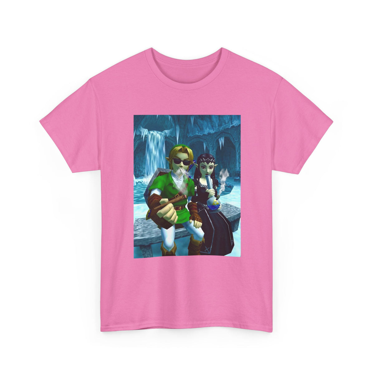 Hero and Dark Princess Chillin' in Ice Cave
