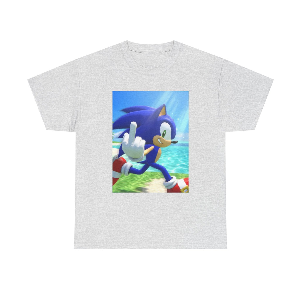 Sonic Gives The Finger Tropical Tee
