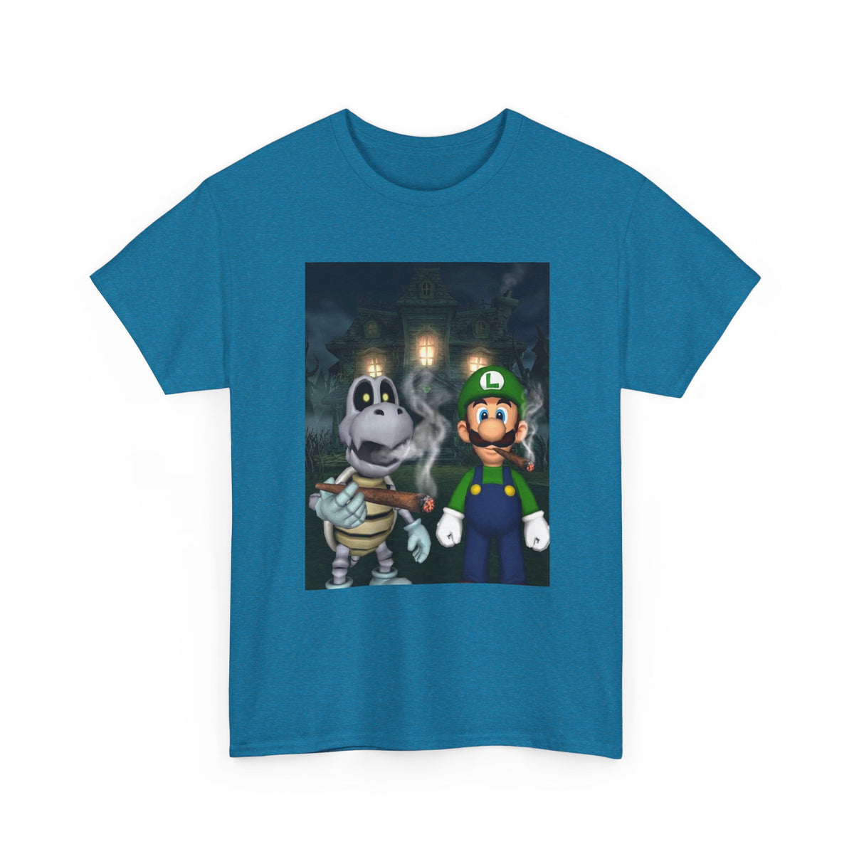 Luigi And Dry Bones Spooky Smoke Session Tee