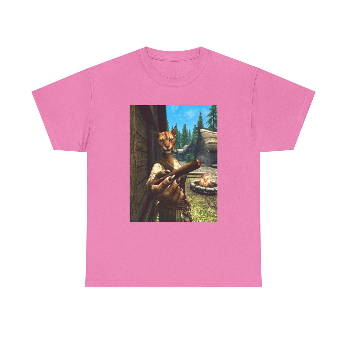 Khajiit Offering Big Blunt Tee