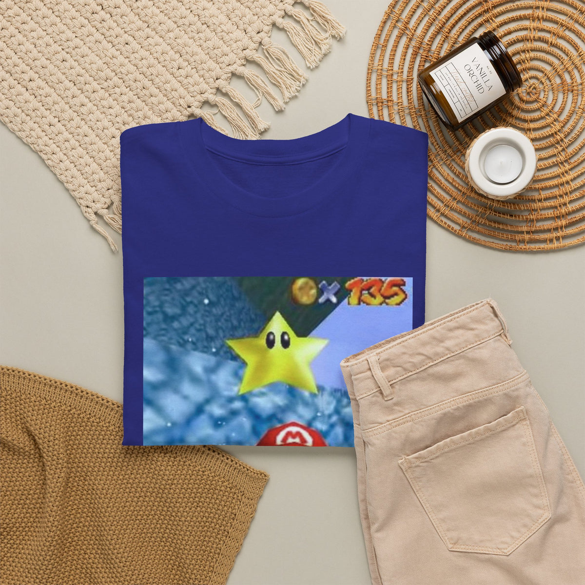 Mario Flips The Bird In Icy World Tee