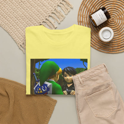 Link And Ocarina Girl Meeting