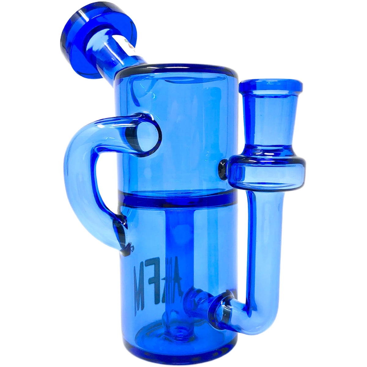 5.5" AFM Power Can Color Glass Recycler Mini Dab Rig