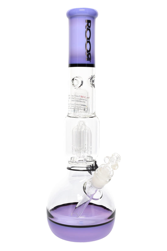 ROOR Tech 14" Multicolor Bubble Base Bong – Tree Perc