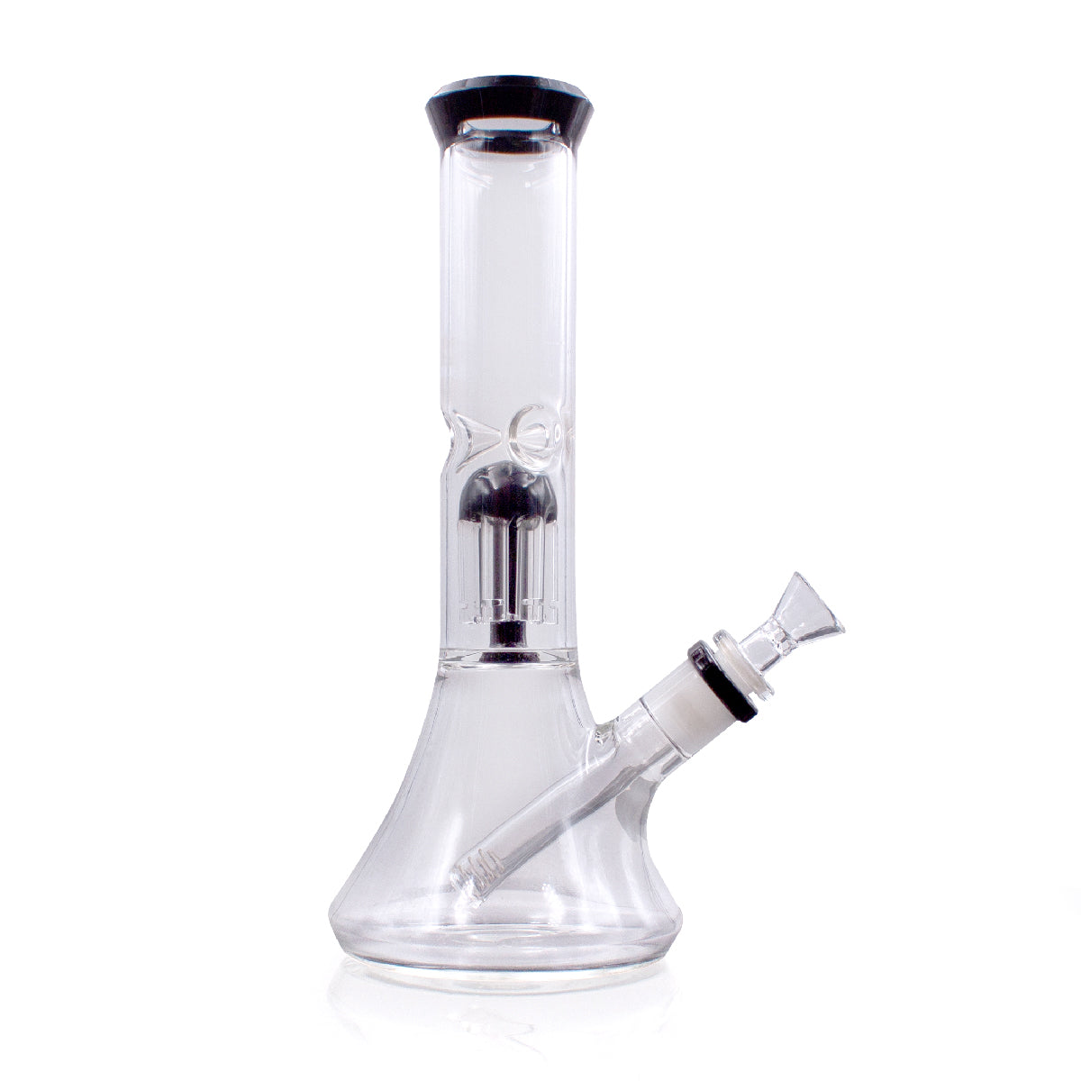 The Stash Shack 11" High-Capacity Beaker Water Pipe with 6 Arm Perc & Ice Catcher
