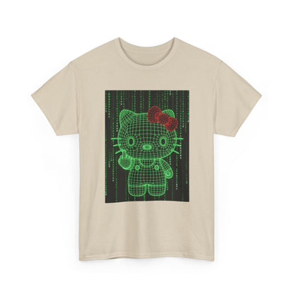 Cyber Hello Kitty Flips The Bird Tee