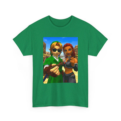 Link And Gerudo Blazing Out West Tee