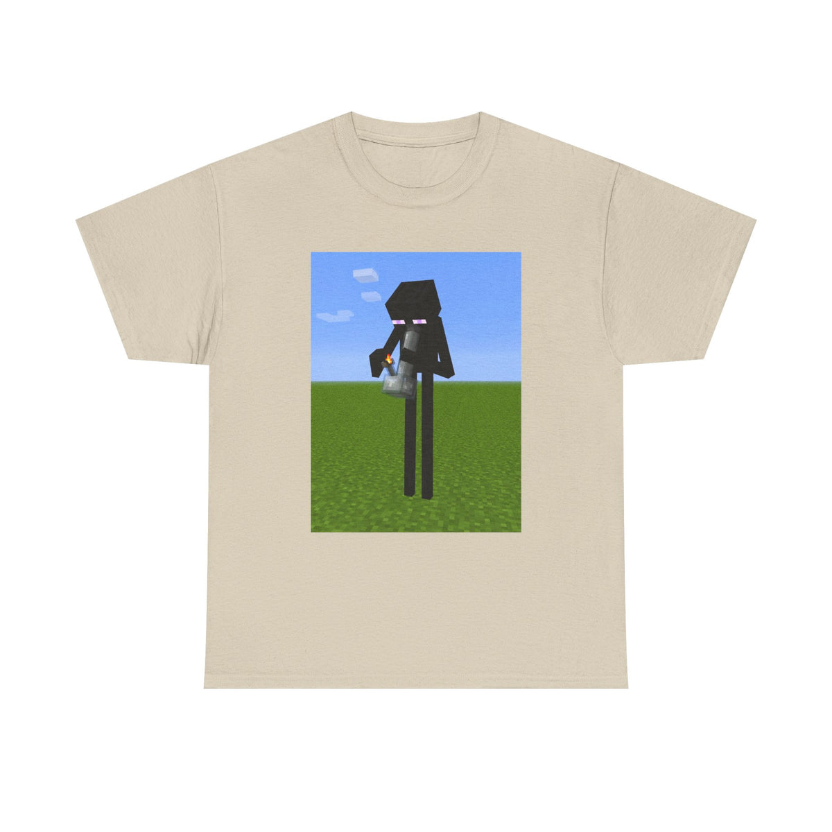 Enderman Lighting Up A Bong Tee