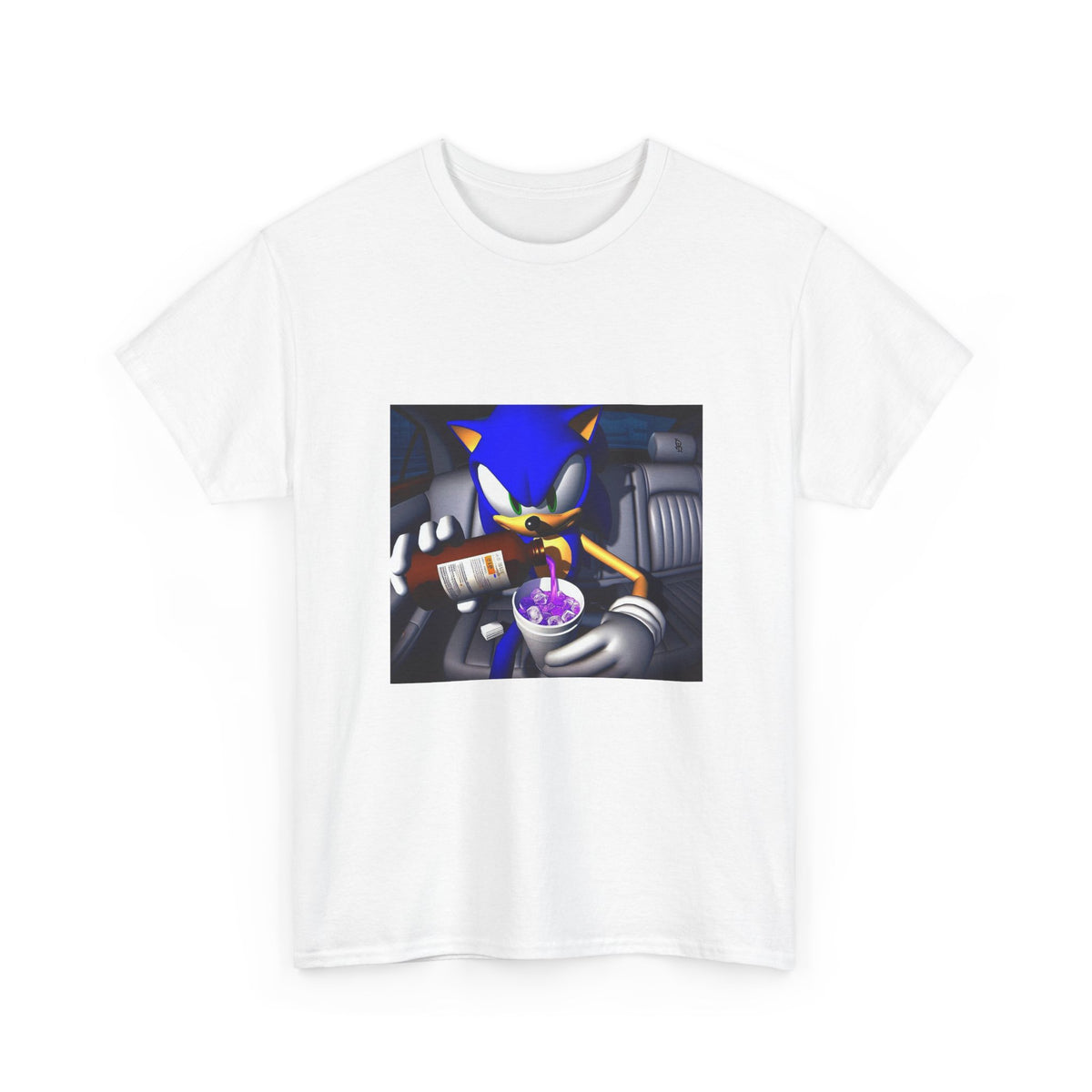 Sonic Pouring Up In The Ride Tee