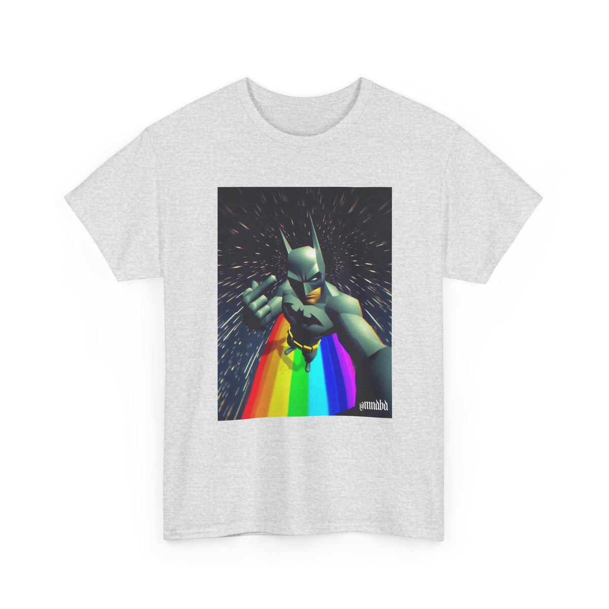 Batman Giving Finger On Rainbow Cape
