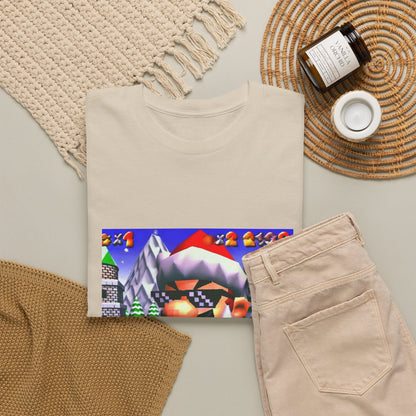 Deal With It Santa Mario Smoking Blunt Tee