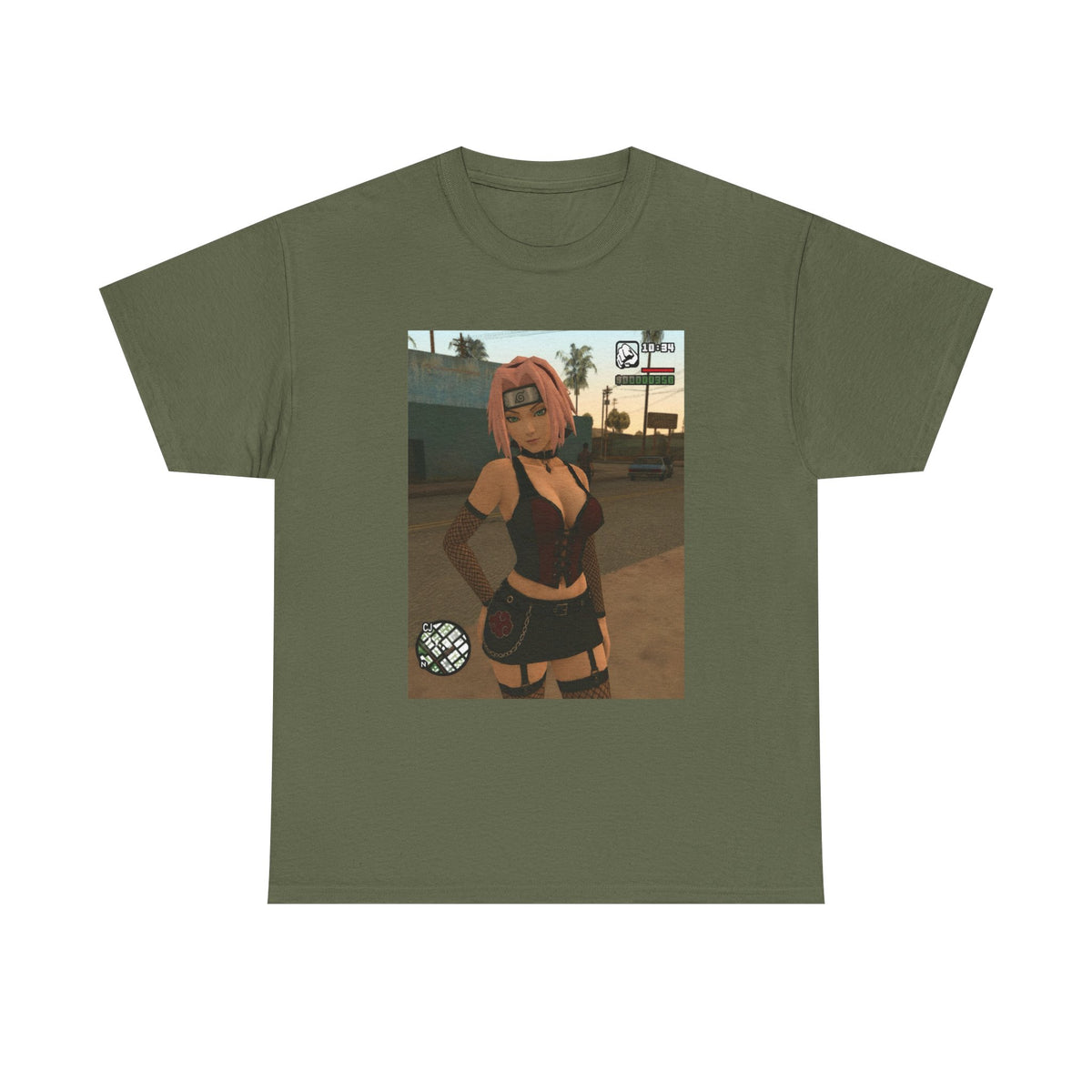 Sakura Haruno In GTA Style Tee