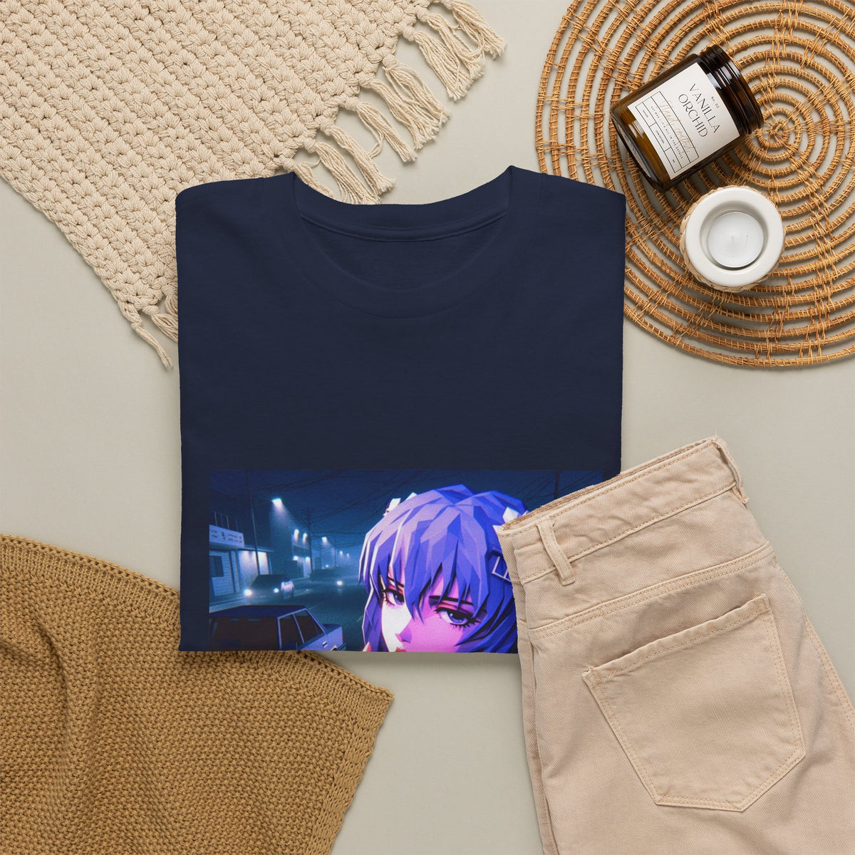 Rei Ayanami Riding GTA Streets Tee