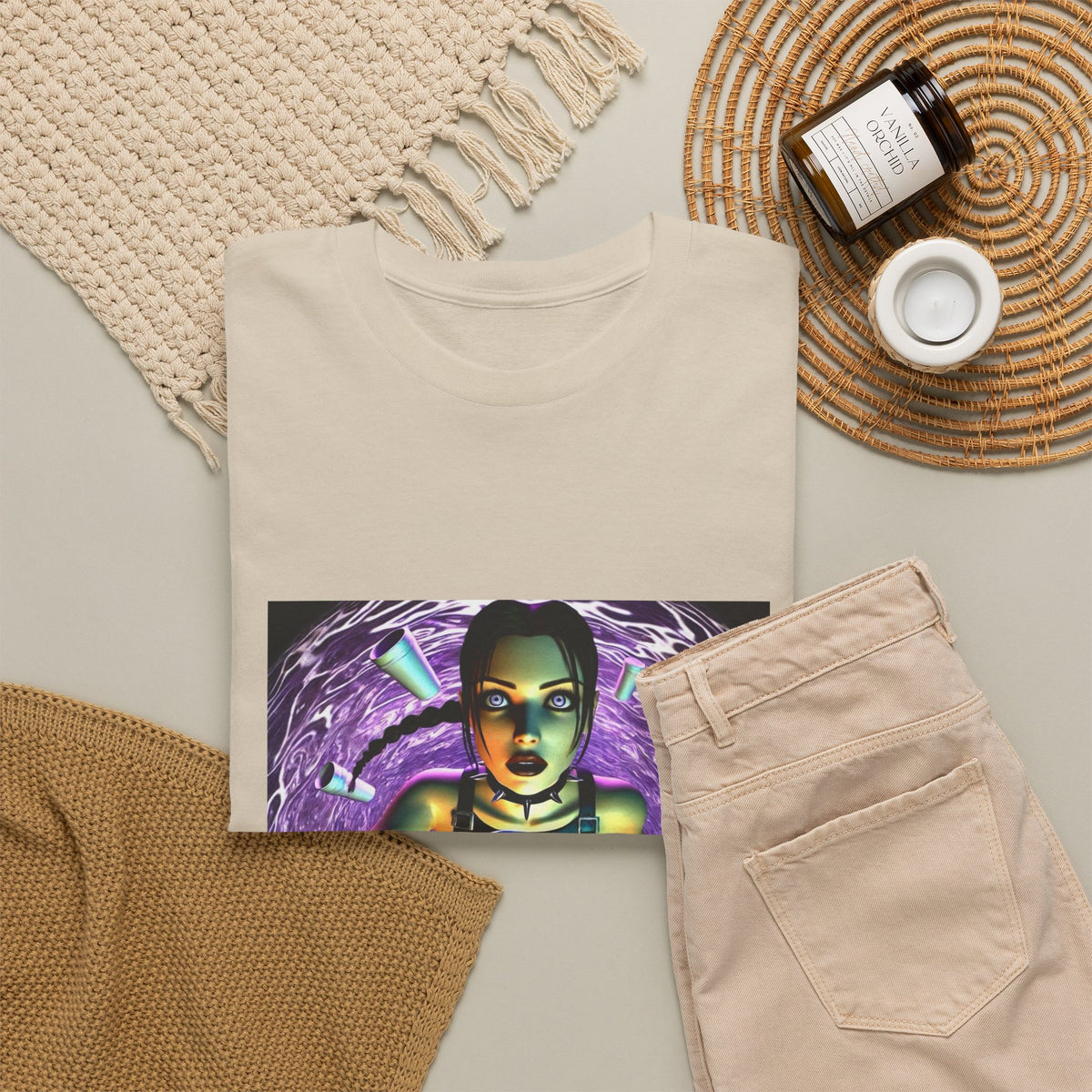 Digital Drip II Abstract Design Tee