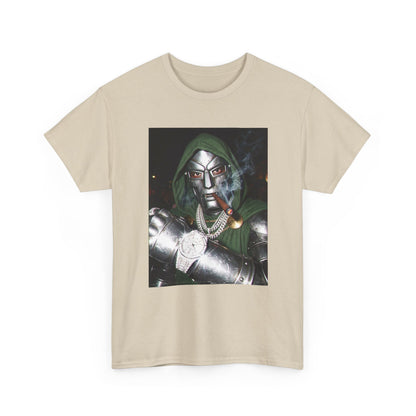 Masked Villain Smoking Cigar Checking Watch