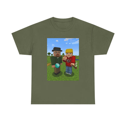 Pixelated Duo In The Green Field Tee