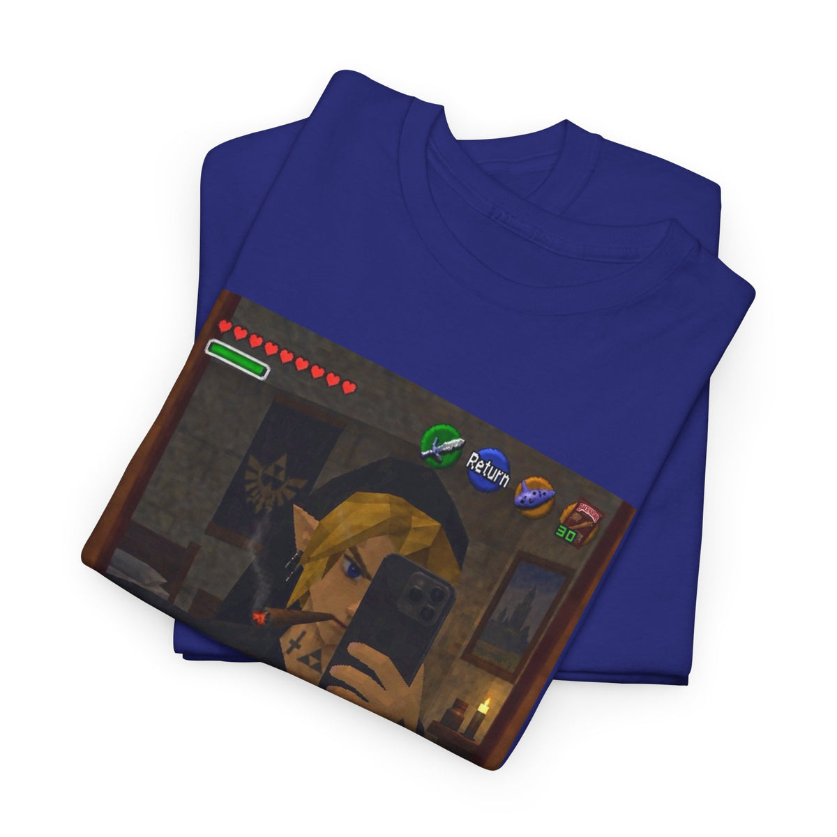 Dark Link Mirror Selfie With Cigar