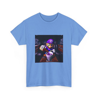 Waluigi Pouring Purple Drank In Limo Tee