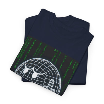 Wireframe Boo Giving The Finger Tee