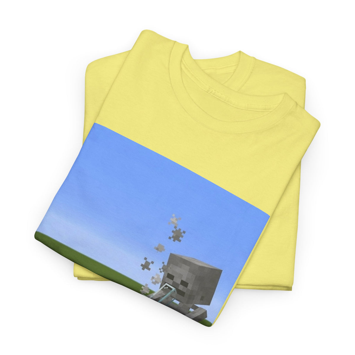 Minecraft Skeleton Taking A Hit Tee