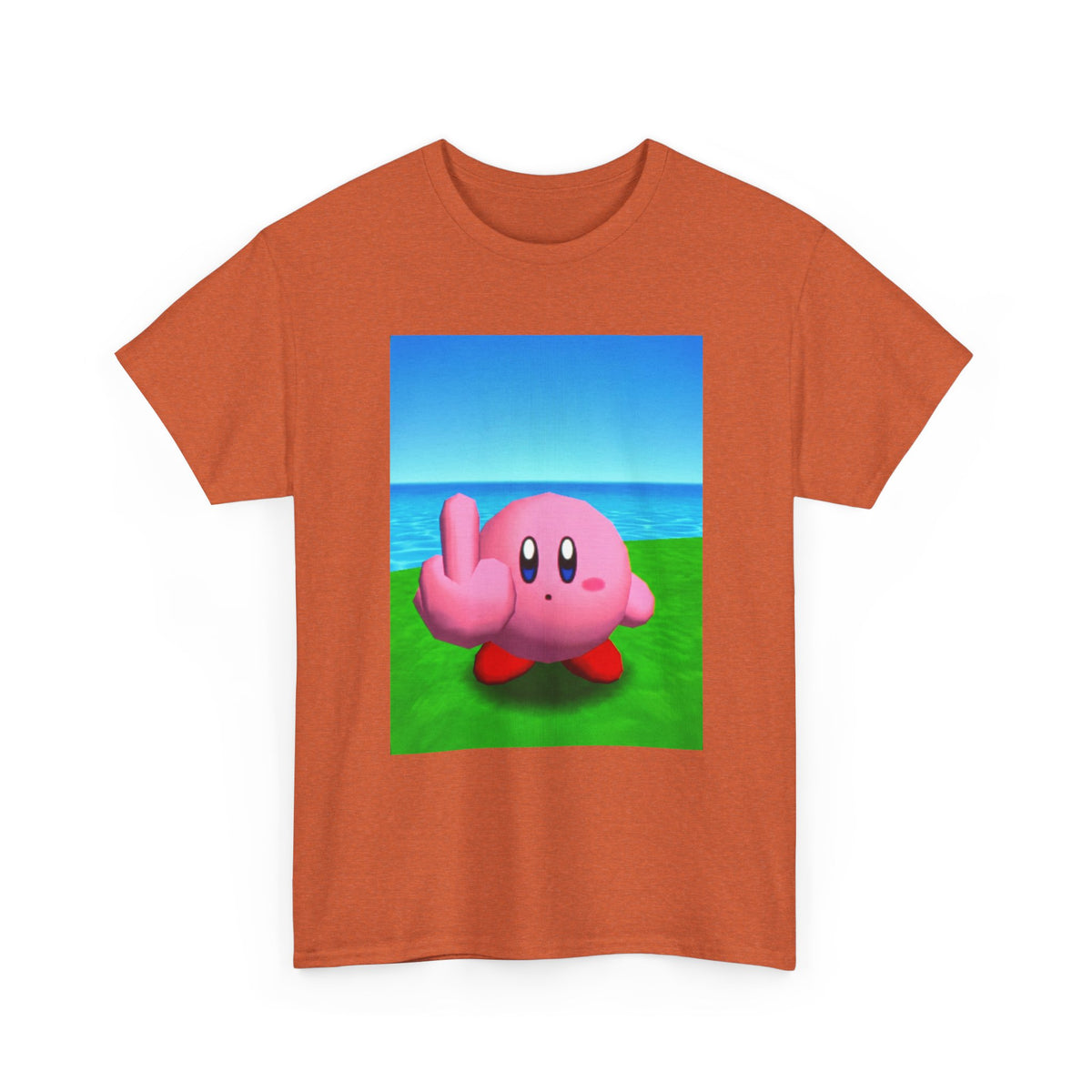 Kirby Flipping The Bird Tee (Design 5)