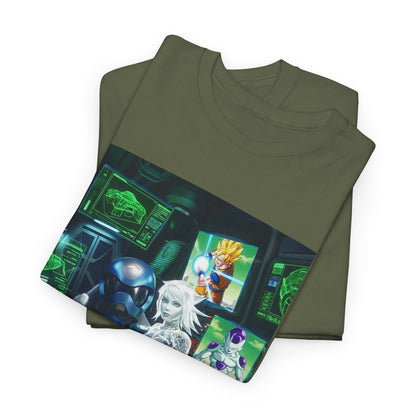 Cybernetic Pilot, Holographic Girl, And Dragon Ball Z
