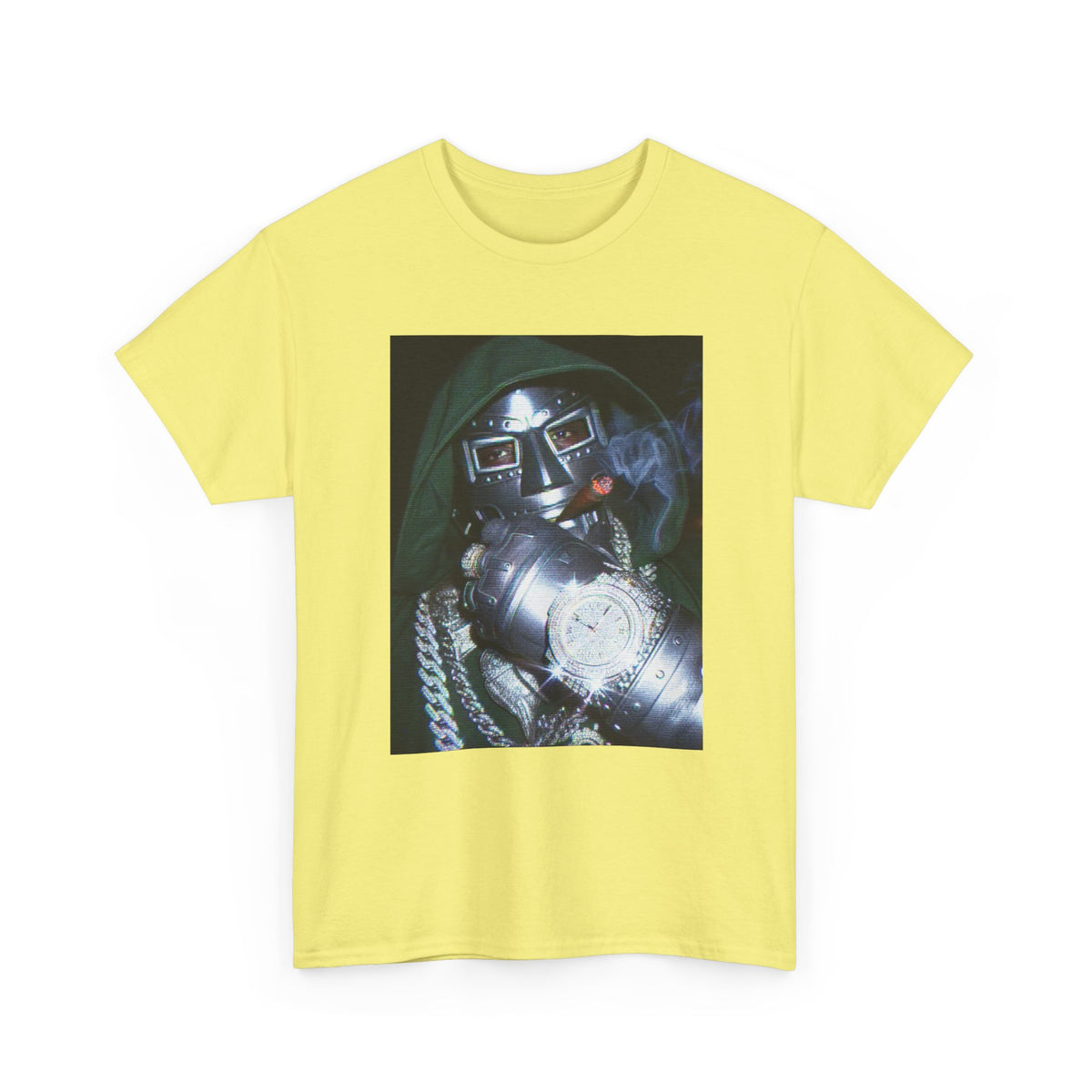 Villainous Rapper Smoking Diamond Bling Tee