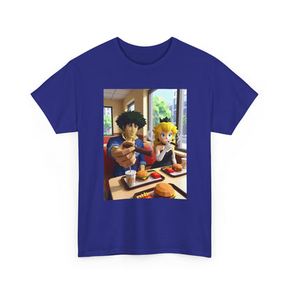Spike and Princess Peach Smoking Cigars Tee