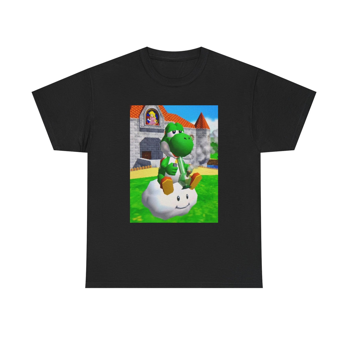 Yoshi Puffing On A Cloud Tee