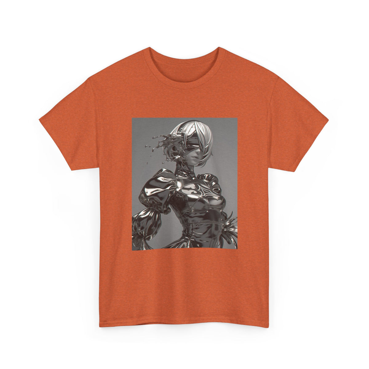Liquid Chrome Abstract Tee