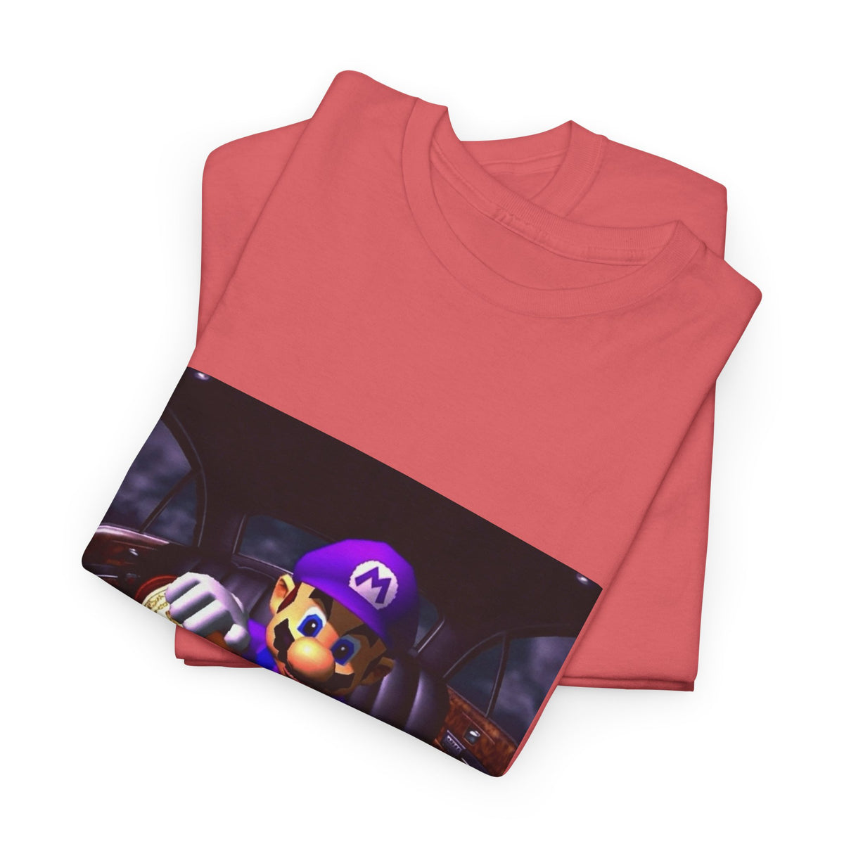 Waluigi Pouring Purple Drank In Limo Tee