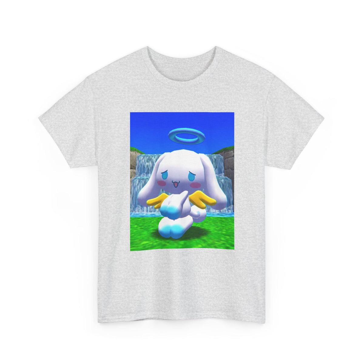 Angel Cinnamoroll Kneeling By Waterfall Tee