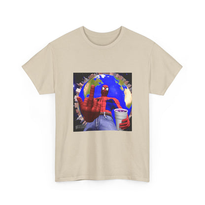 Spider-Man Flipping Off The World Tee