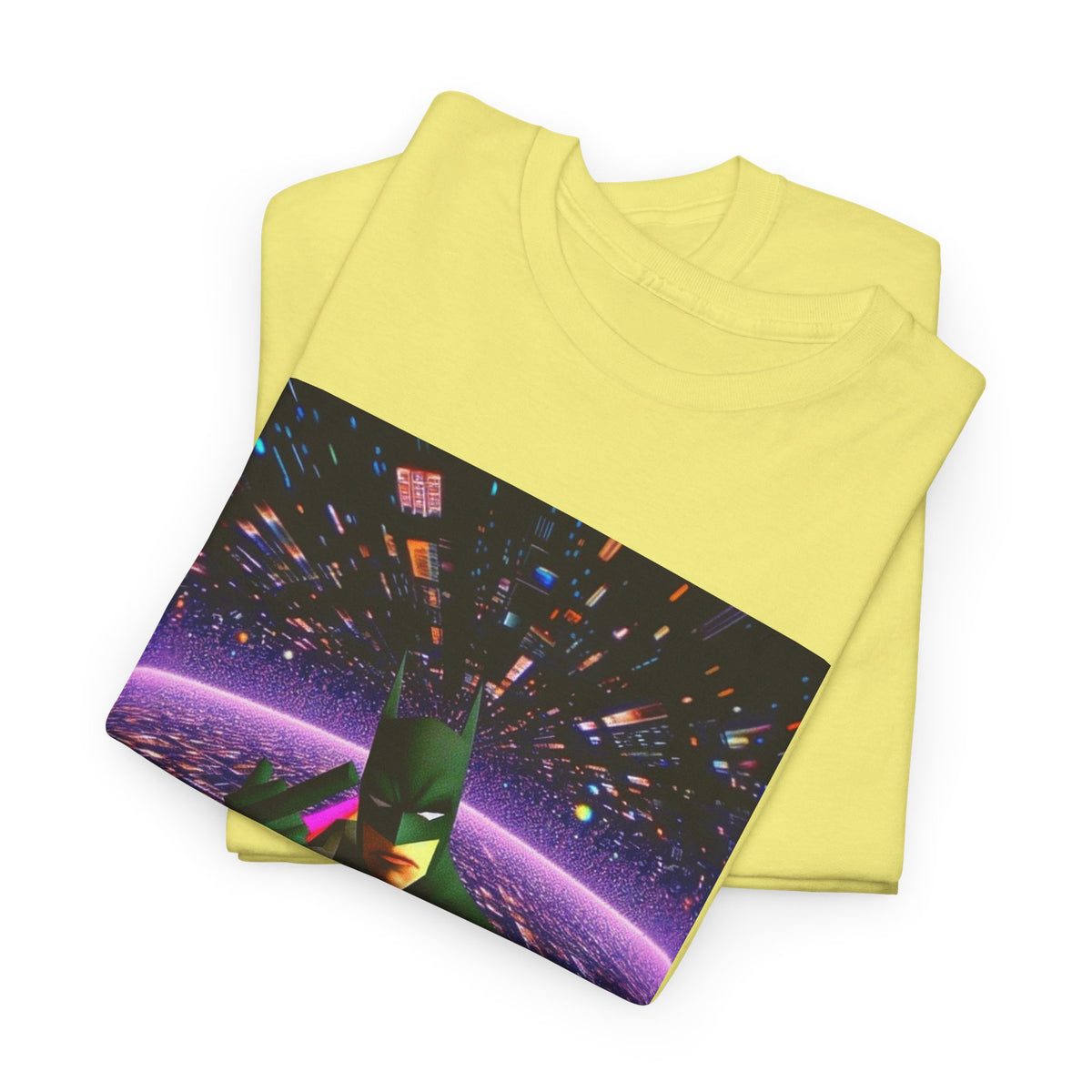 Batman Flips Off Reality On Psychedelic Tee