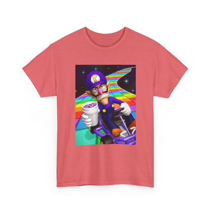 Waluigi Karting With Purple Drank Tee