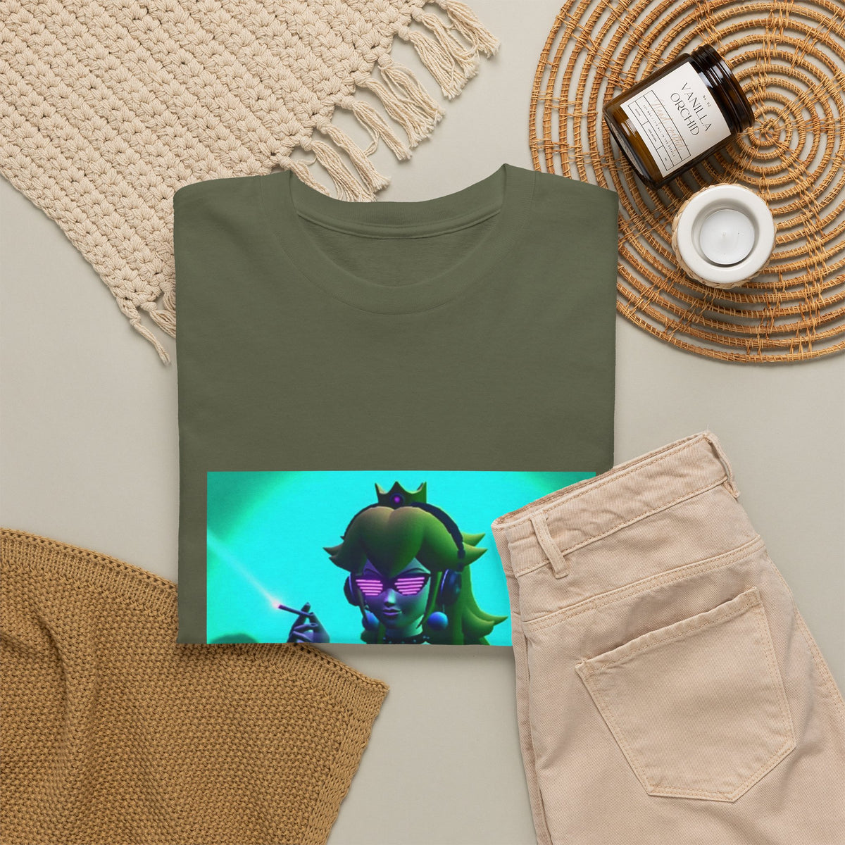 Dark Princess Peach DJ Smoking Tee