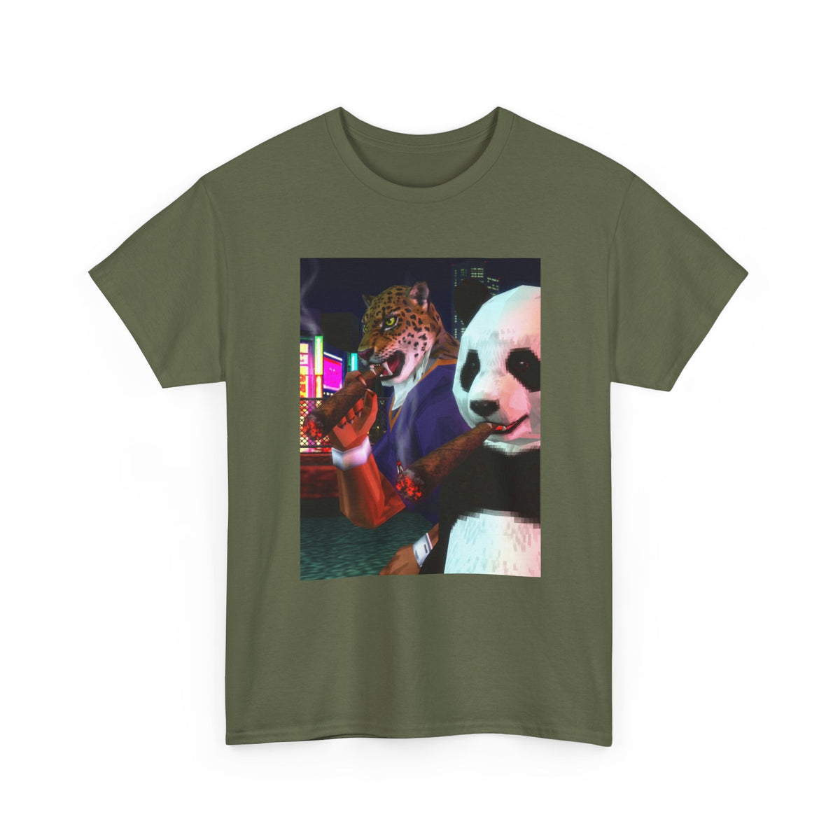 King And Panda Cigar Night Out Tee