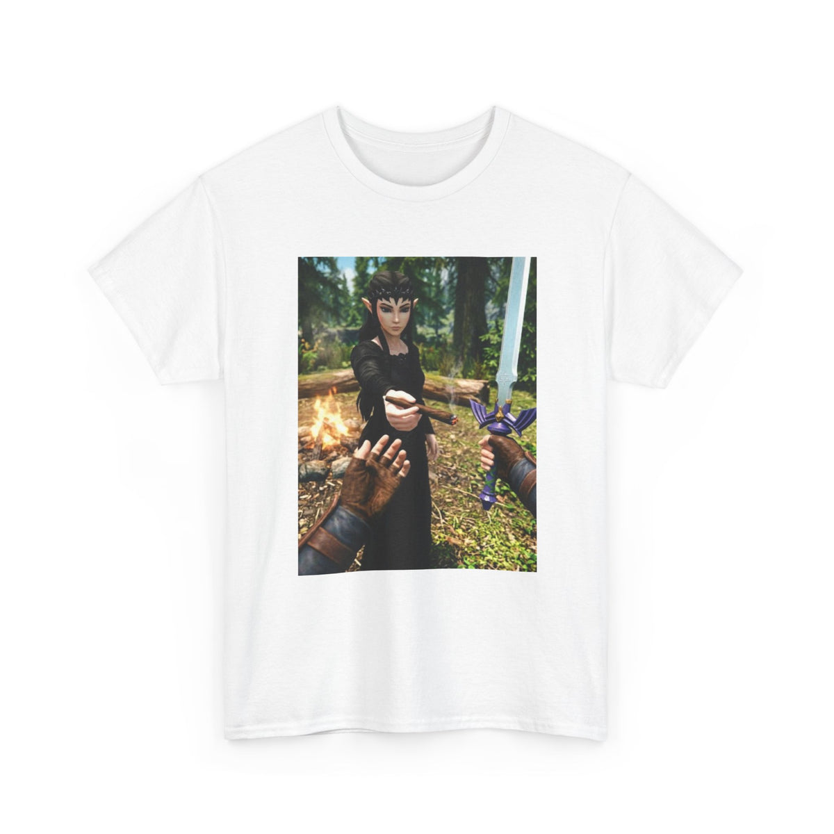 Dark Elf Princess Shares A Blunt Tee