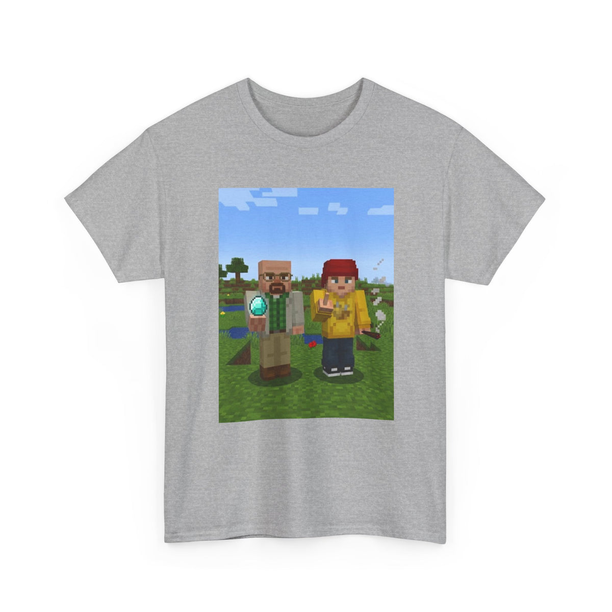 Walter White and Jesse Pinkman Minecraft Tee