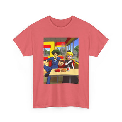 Spike Spiegel And Dark Peach Chilling Tee