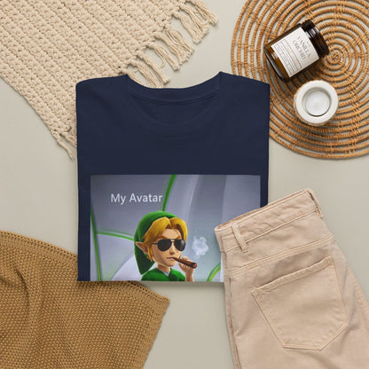 Stoner Link Xbox Avatar Puffing Blunt Tee