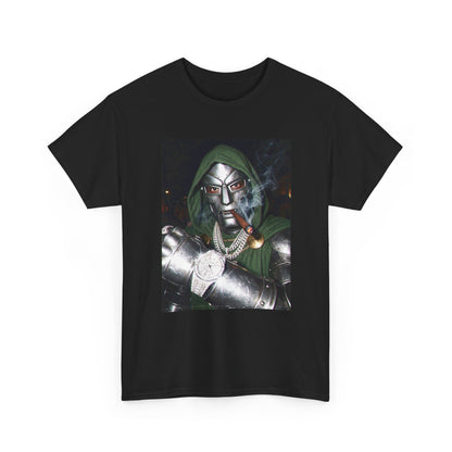 Masked Villain Smoking Cigar Checking Watch