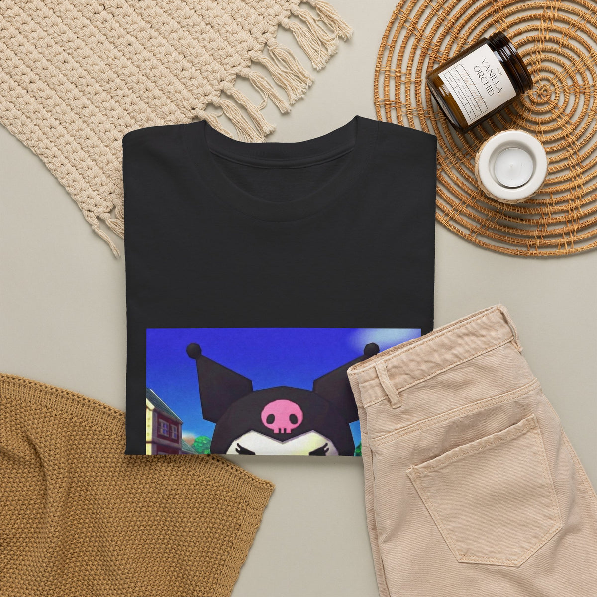 Kuromi Flipping The Bird Tee