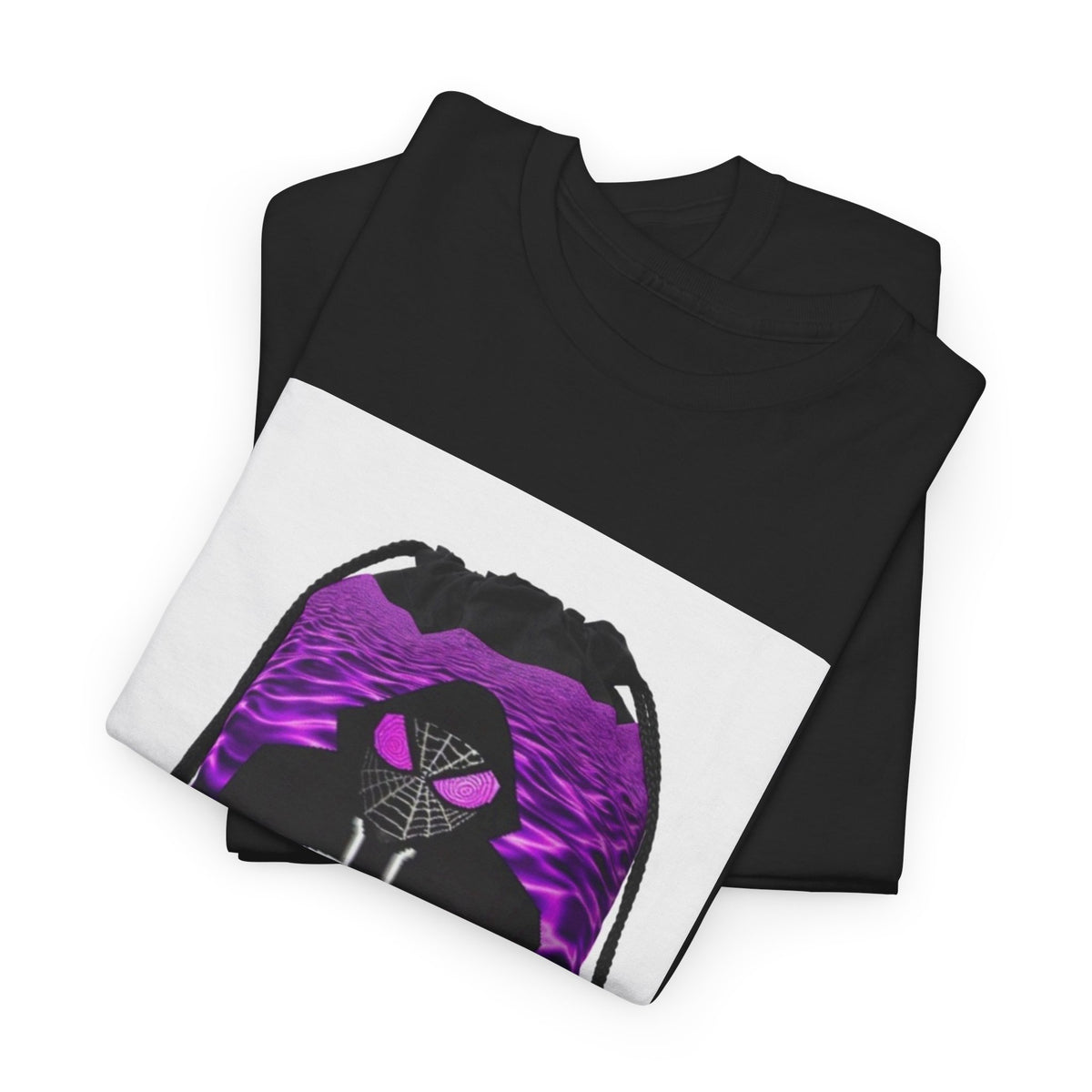 Spider-Hoodie Character Sipping Purple Drank Tee